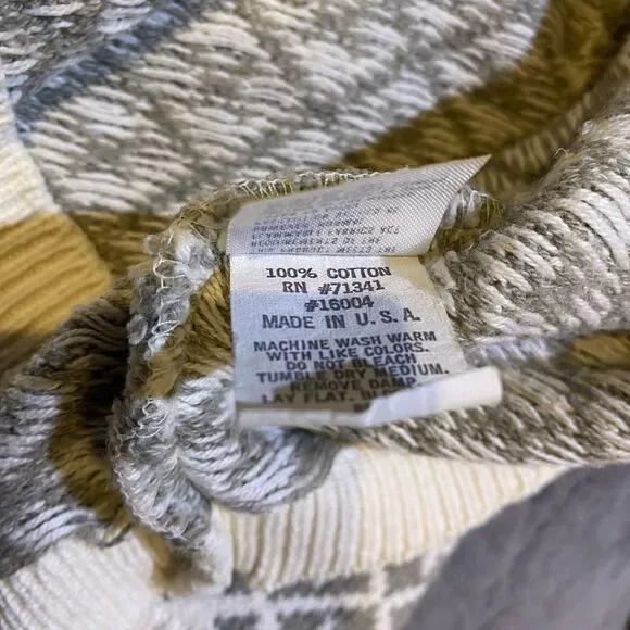 L.L. Bean Men's Pullover Collared SweaterDiamond Pattern Size X Large - Picture 10 of 10